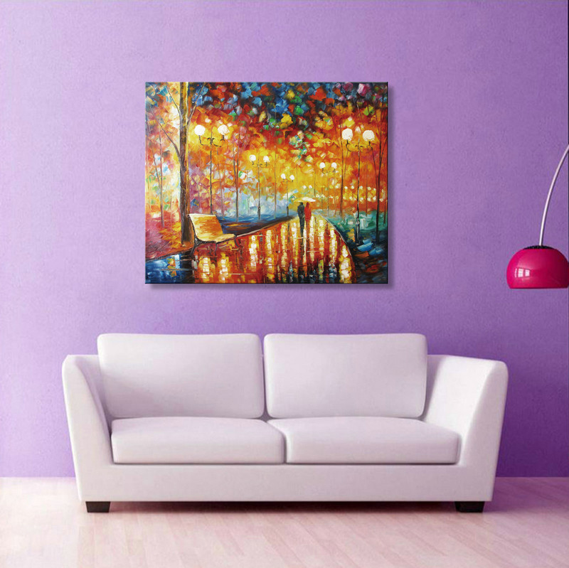 Canvas Wall Art Romantic Oil Painting On Canvas